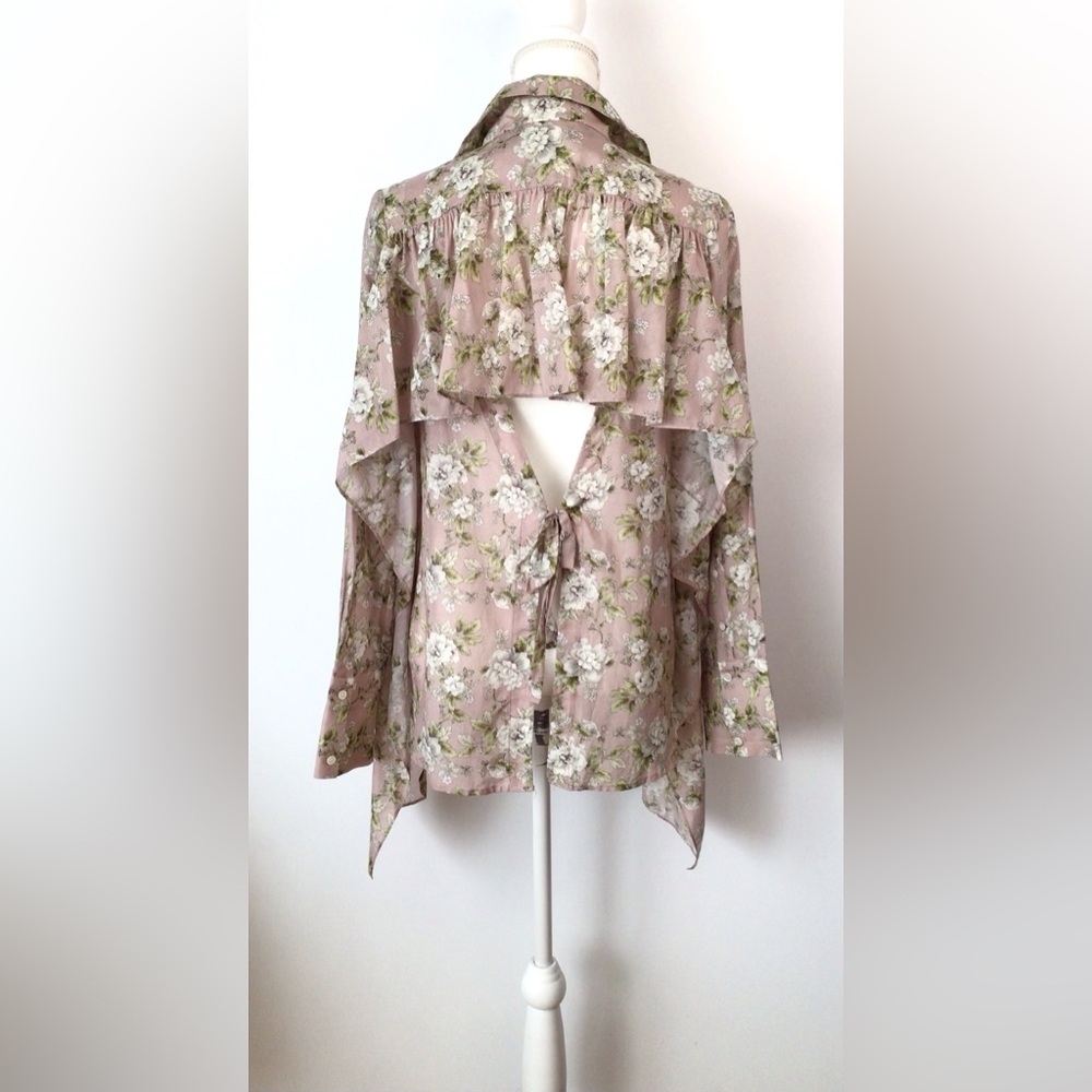 ROBERT RODRIGUEZ Long Sleeve Blouse Top